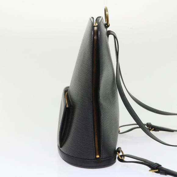 LOUIS VUITTON Epi Gobelins Backpack Black M52292 LV Auth 48435 - Picture 4 of 16